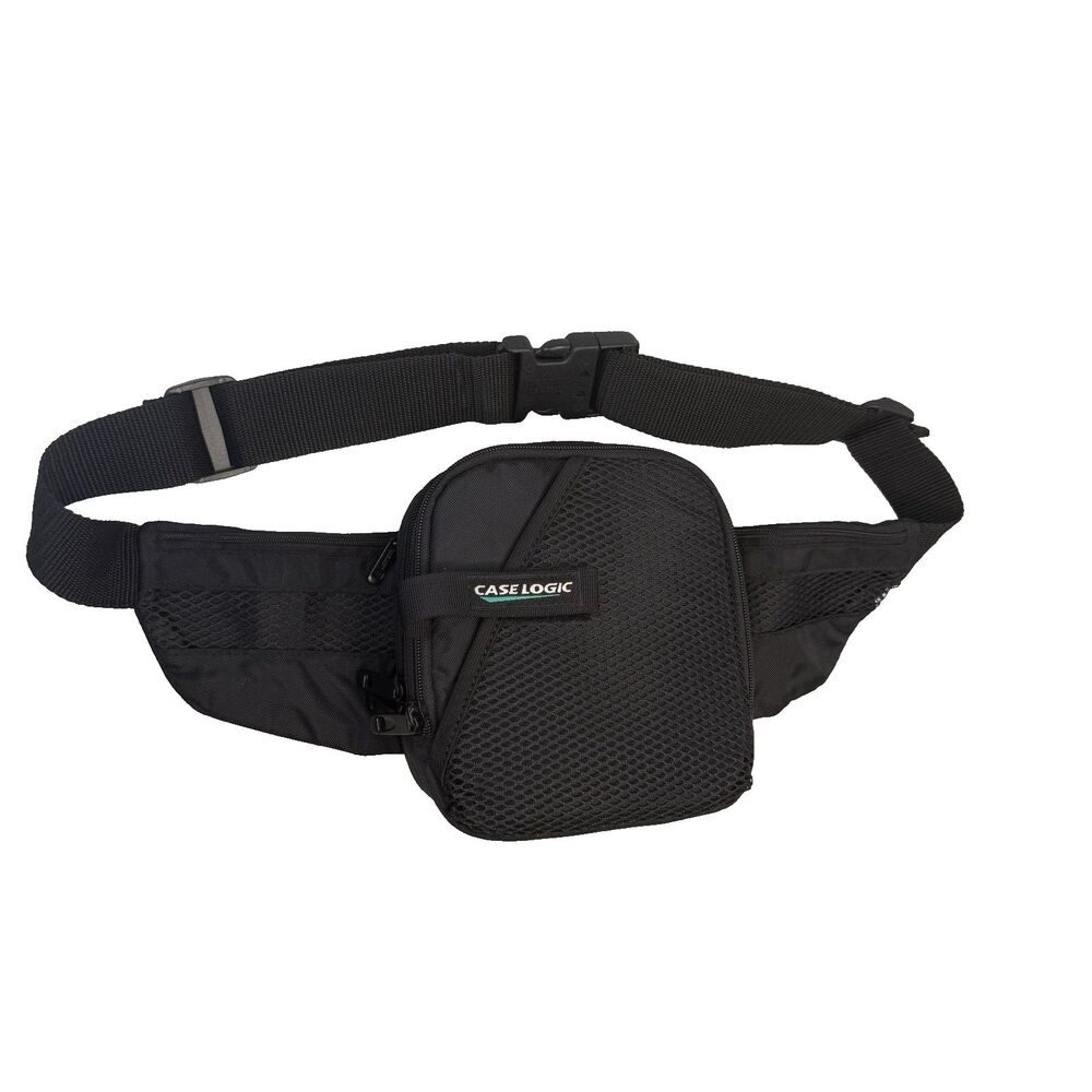Case Logic Portable CD Waist Belt Fanny Pack Tech Bag 7x7x3 OSFM EUC